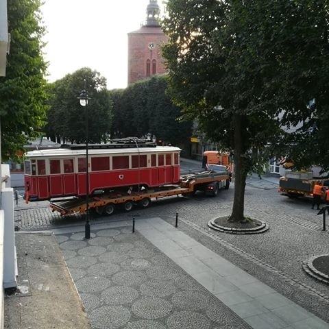 Zabytkowy tramwaj przypomina słupszczanom, że przed II wojną...