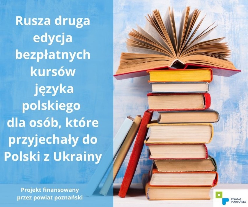 Powiat poznański organizuje drugą edycję kursów języka...