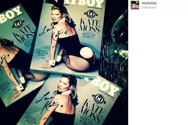 Kate Moss w jubileuszowym wydaniu "Playboya" (fot. screen...