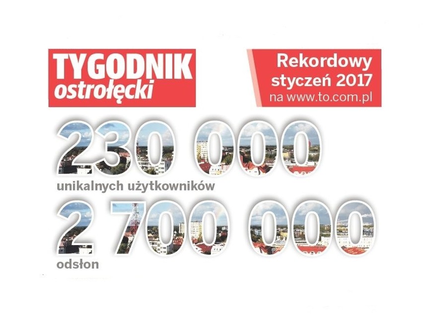 Rekordowy styczeń na www.to.com.pl!