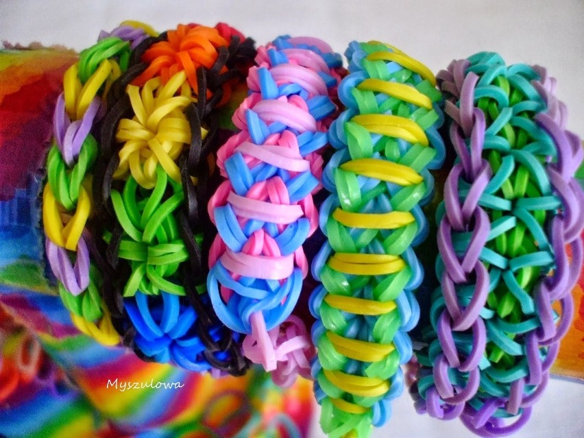 Rainbow loom, czyli bransoletki z gumek