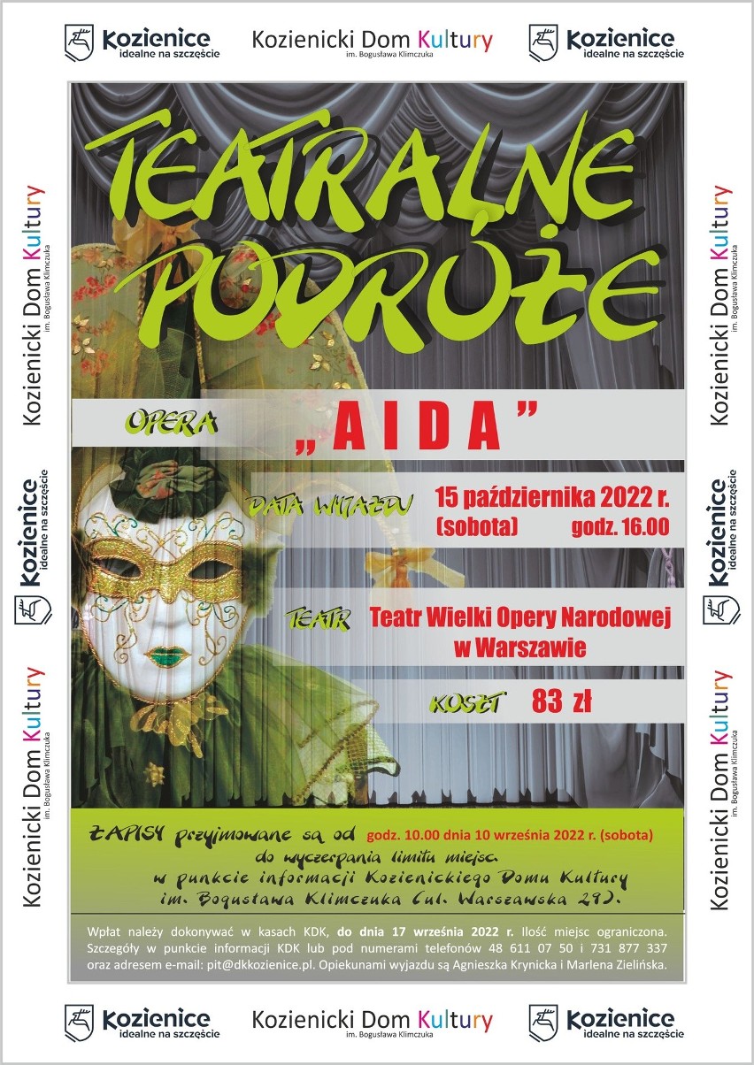 Wyjazd na słynną operę Verdiego "Aida" w październiku organizuje Kozienicki Dom Kultury. Można się już zapisać