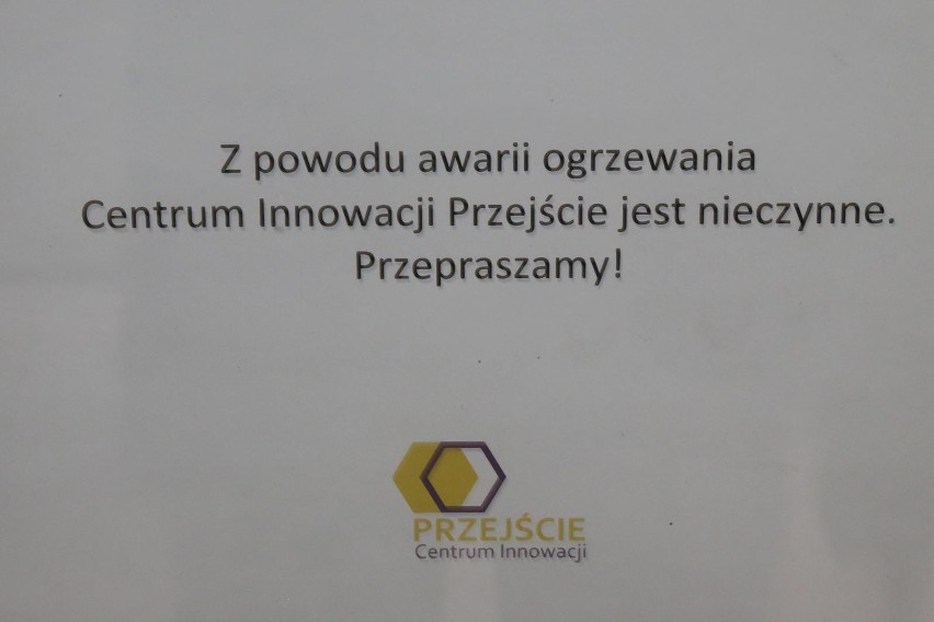 Centrum jest zamknięte z powodu awarii ogrzewania