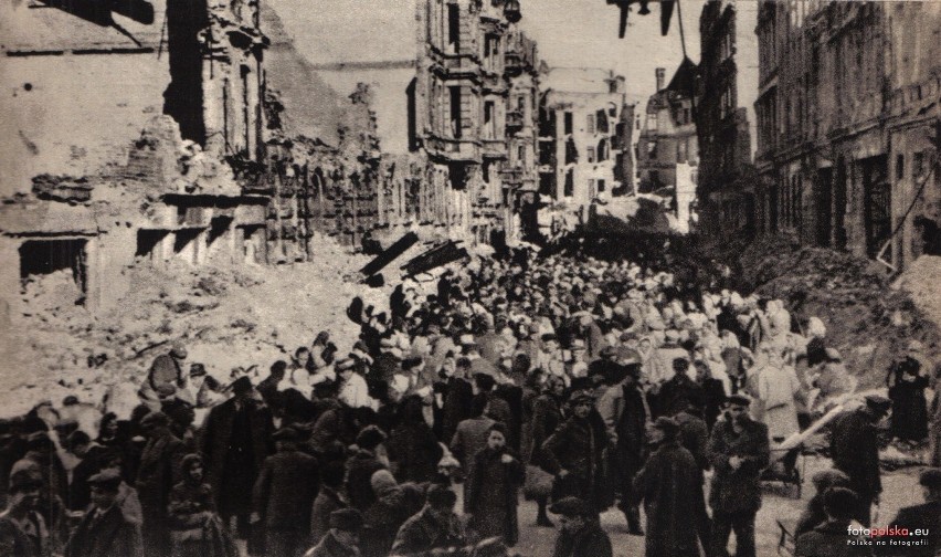 Ulica Zielińskiego w 1945 r.