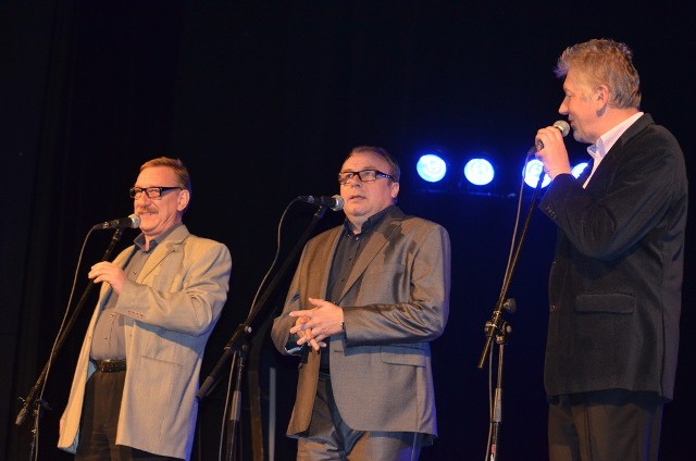 Wystąpił Kabaret Kałamasz w składzie (od lewej): Sylwester Maciejewski, Bogdan Kalus, Jacek Łapot