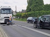 Wypadek z udziałem dwóch samochodów w Andrychowie. Droga krajowa numer 52 jest zablokowana 