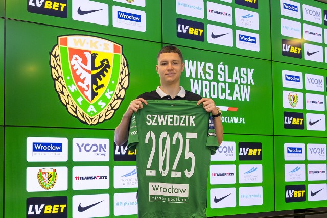 Patryk Szwedzik piłkarzem Śląska Wrocław