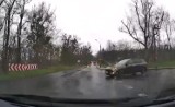 O krok od tragedii w Gliwicach. Kierowca zlekceważył znak "STOP" i omal nie doprowadził do wypadku. Zobaczcie wideo
