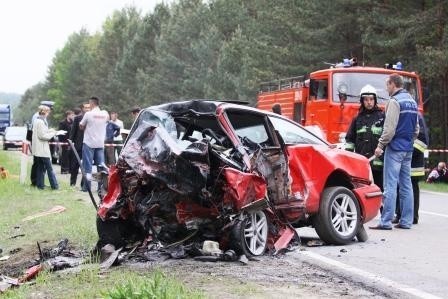 Na trasie Białystok - Bobrowniki zderzyły się dwa auta.
