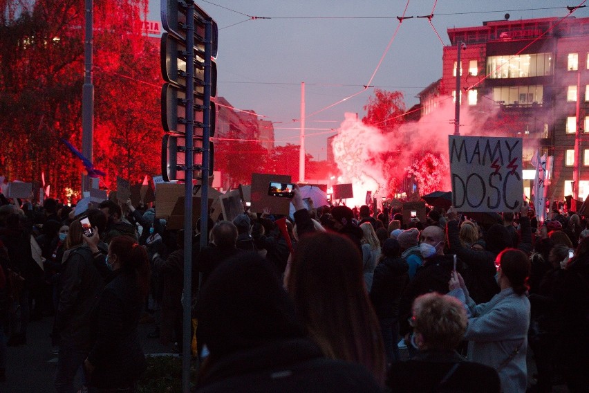 Protest przeciwko wyrokowi Trybunału Konstytucyjnego w...