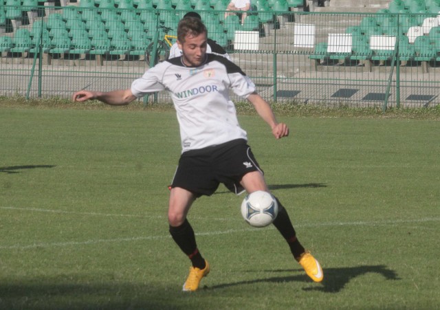 Konrad Rudnicki, piłkarz Pilicy Białobrzegi.