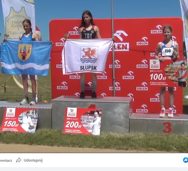 Skoczkini wzwyż Martyna Woźniak na najwyższym podium