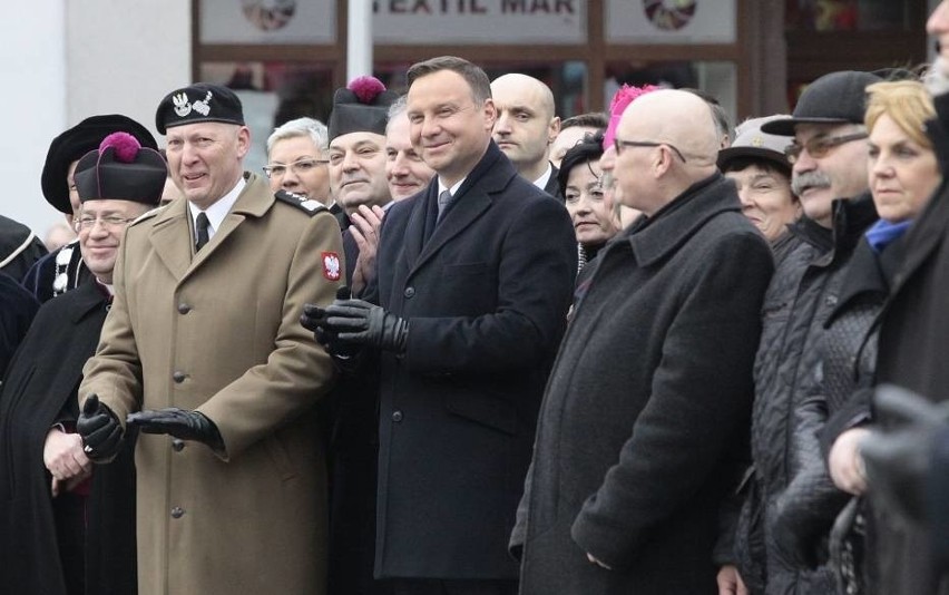 Andrzej Duda przyjechał do Pucka na 96. rocznicę Zaślubin...