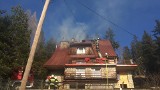 Podhale. Pożar budynku mieszkalnego w Bukowinie Tatrzańskiej [ZDJĘCIA]