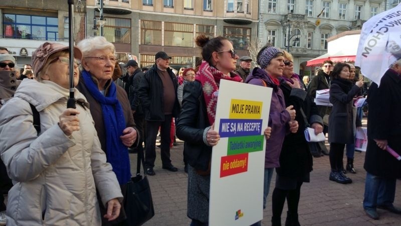 Manifestacja w Pasażu Schillera. Moje ciało mój wybór [zdjęcia, FILM]