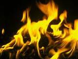 Knapy: Pożar tartaku