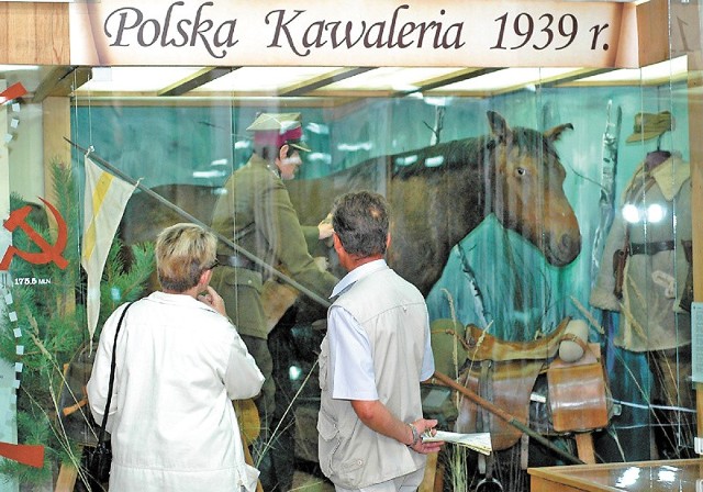 Gniada klacz jest częścią wystawy "Polska kawaleria 1939&#8221;. 