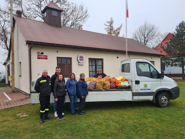 Podczas zbiórki żywności w gminie Iwanowice zgromadzono około 2,5 tony warzyw, owoców, przetworów