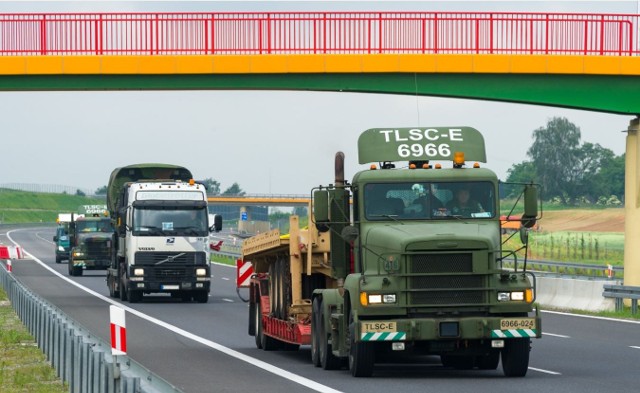 Pojazdy wojskowego będzie można spotkać m.in. na drogach A2 i DK18
