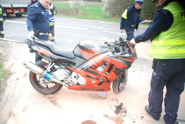 Wypadek motocyklisty z Bytomia w Piekarach Śląskich