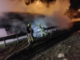 Pożar ciężarówki na S3 niedaleko Gorzowa. Kierowca walczył, żeby ogień nie pojawił się w kabinie