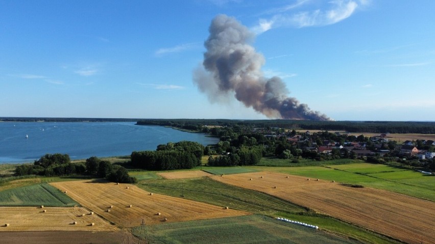 W okolicach Zbąszynia trwa ogromna akcja strażaków. W...