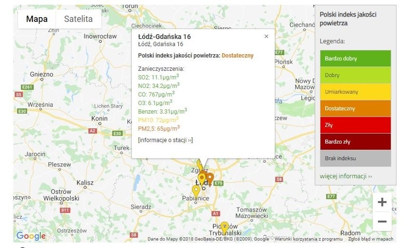 Sprawdź jakość powietrza w Twojej okolicy!