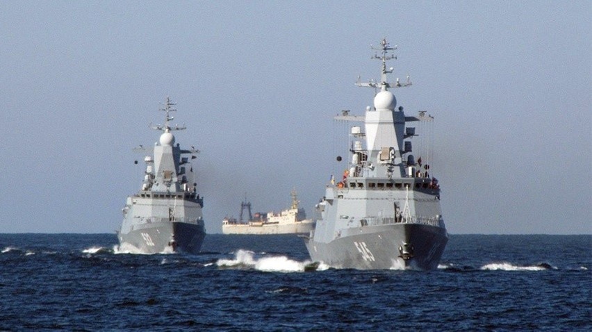 Rosyjskie okręty Floty Bałtyckiej wyszły w morze w ramach...