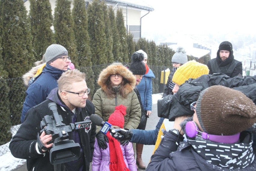 Protest mieszkańców ul. Spacerowej.