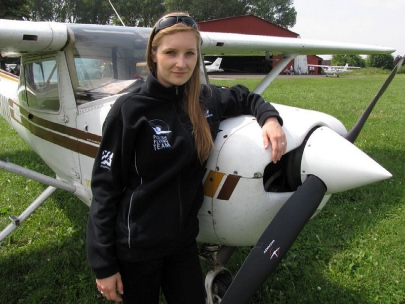 Martyna Małoń zaczęła latać, gdy miała 16 lat