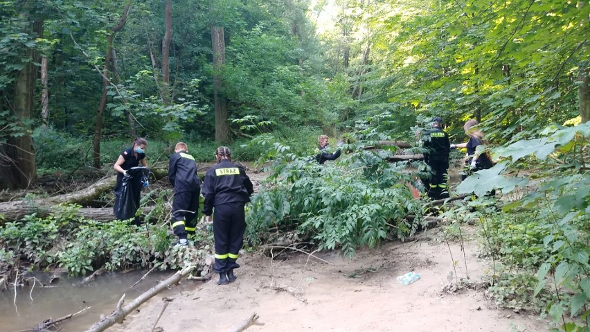 W akcji sprzątania Doliny Racławki wzięło udział ponad 60...