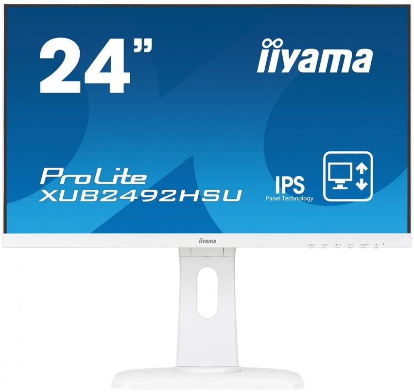 iiyama: Trzy białe monitory