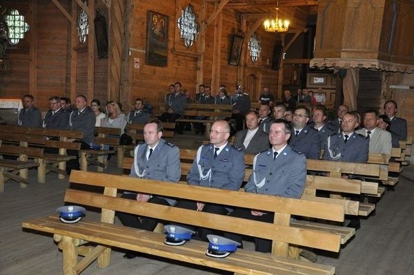 Opolscy policjanci świętowali w Oleśnie.