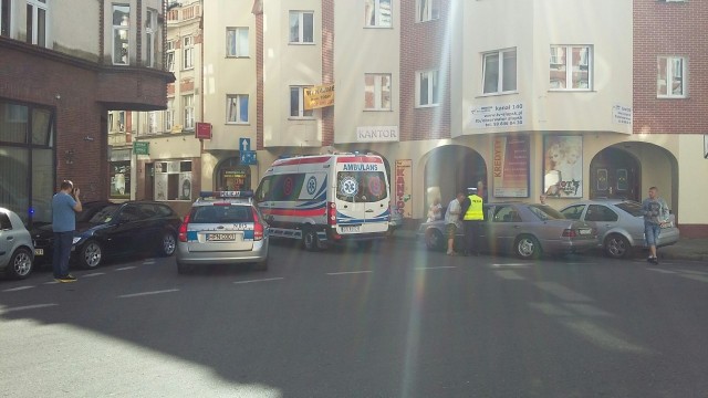 W piątek na ul. Piekiełko w Słupsku zderzyły się trzy samochody.