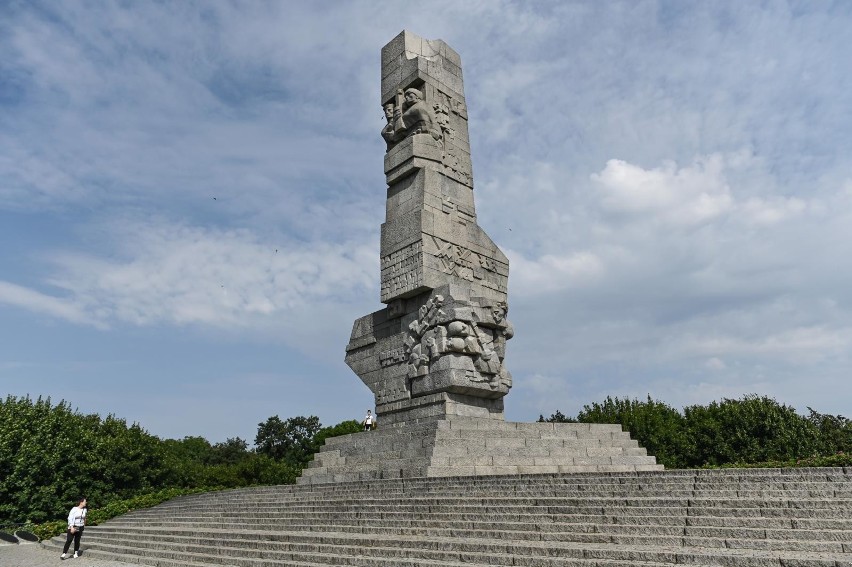 Tłumy gdańszczan i turystów na Westerplatte, sobota 28 lipca...