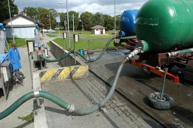 Nieczystości płynne muszą trafiać do specjalistycznych punktów zlewczych. Na zdjęciu - punkt przy ul. Biskupińskiej w Poznaniu