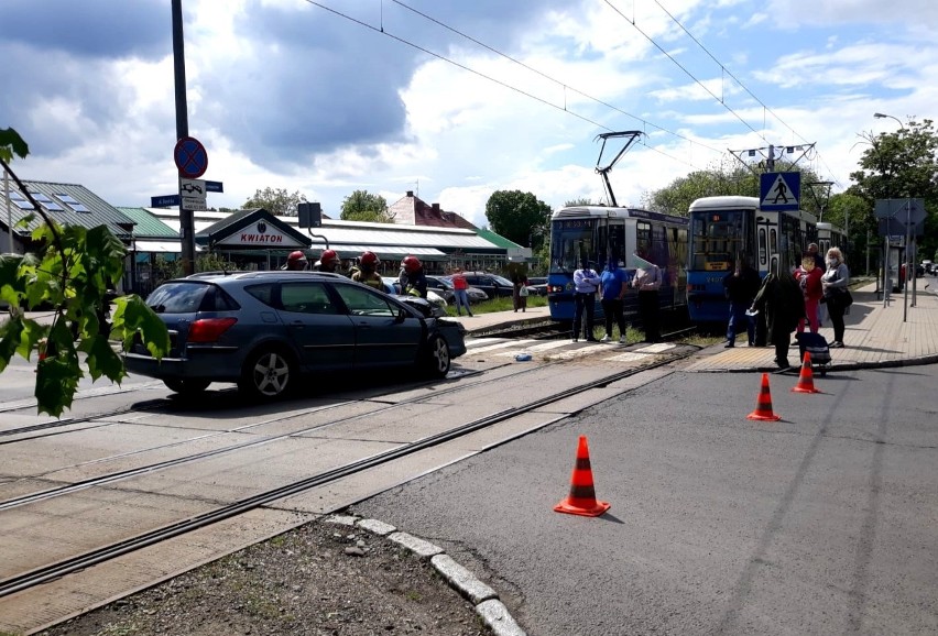 Wypadek na ul. Kosmonautów 20.05.2021