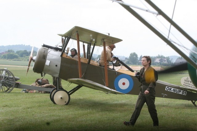 Pojedynek lotników (dogfight) z czasów I wojny światowej i...