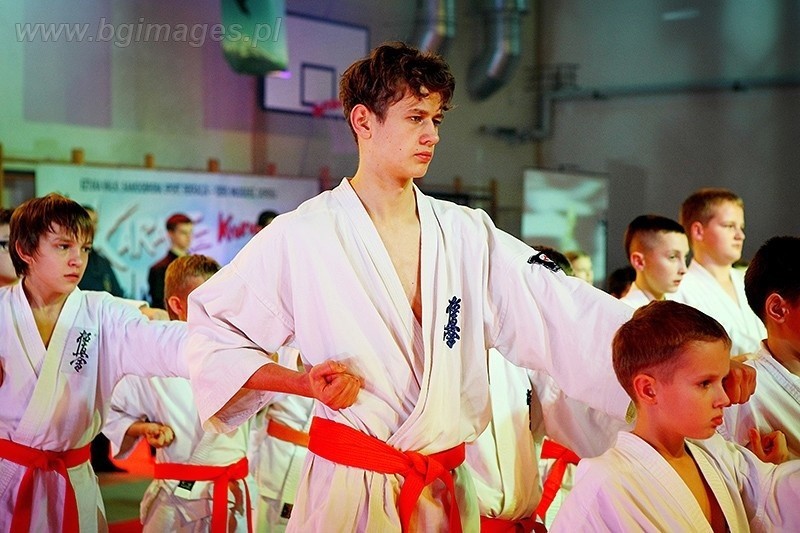 W niezwykłej scenerii walczyli młodzi karatecy z dziesięciu...