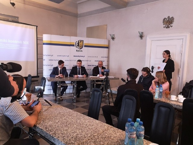 Konferencja prasowa UM w Bytomiu - Raport NIK ws. BPK (25.01.2019)