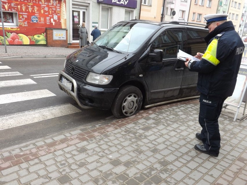 Wypadek w Złocieńcu.