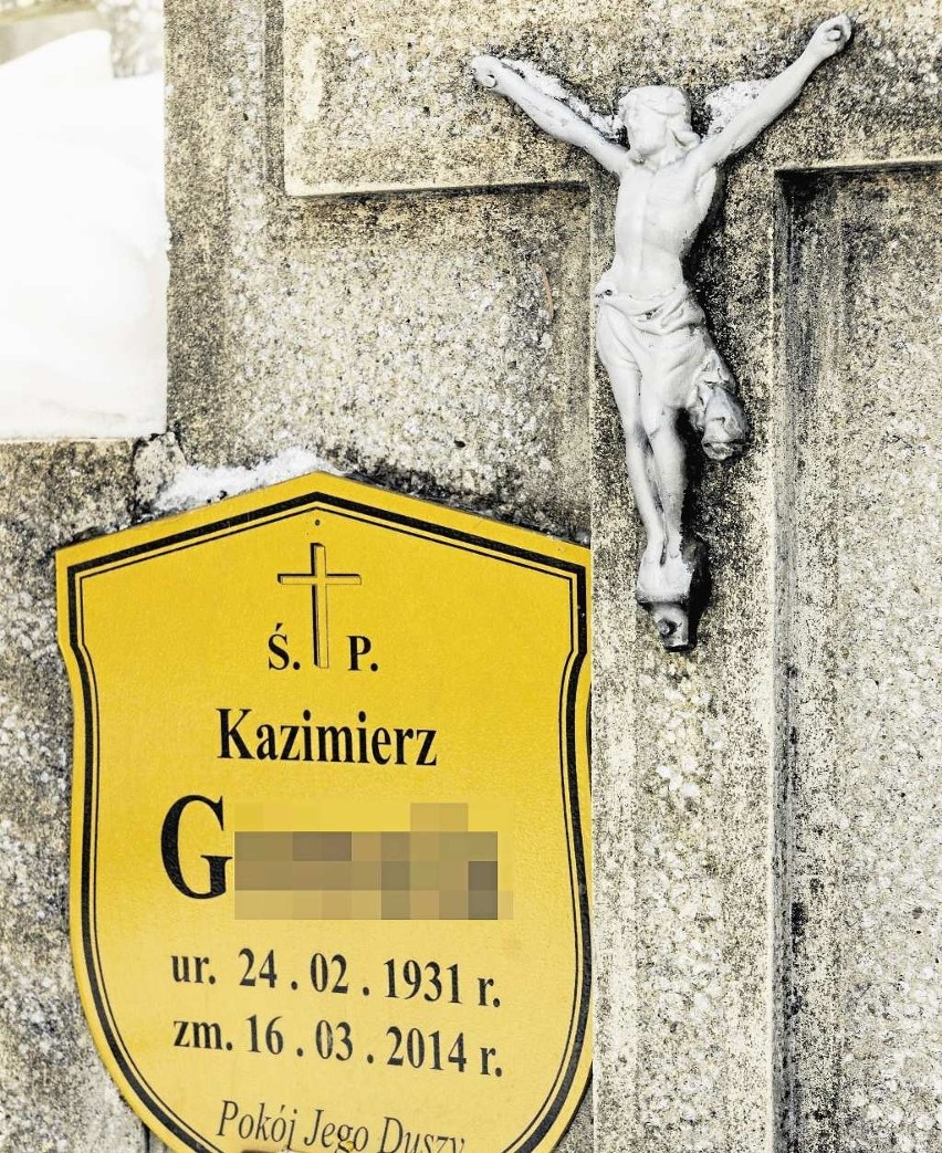 To w tej mogile w Bochni spoczął 83-letni Kazimierz G.