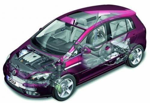 Fot. VW: Plus ma dobre własności jezdne - wykorzystuje płytę...
