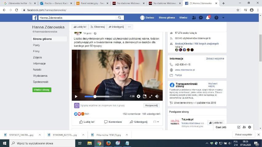 Izolatorium na ŁKS i Widzewie, szpital w Atlas Arenie - mówi prezydent Łodzi Hanna Zdanowska