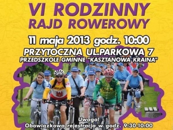 W sobotę w Przytocznej odbędzie się rodzinny rajd rowerowy. Uczestnicy pokonają trasę o długości 28 km.