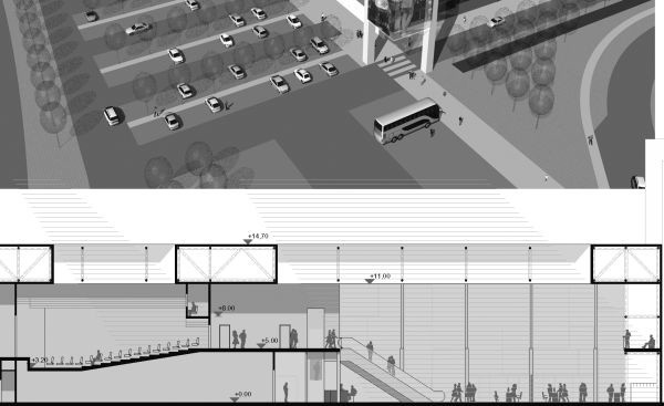 Wizualizacje centrum wystawienniczo - kongresowego w Opolu.