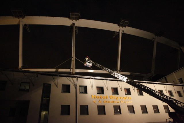 Zawaliło się rusztowanie na Stadionie Śląskim