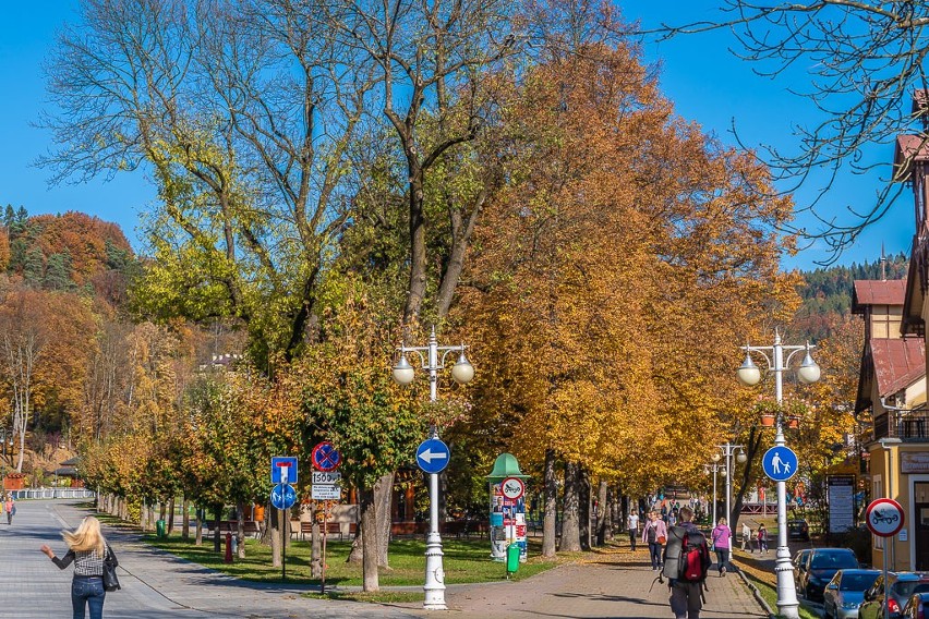 Krynica-Zdrój. Złota Polska jesień w uzdrowisku                                                     