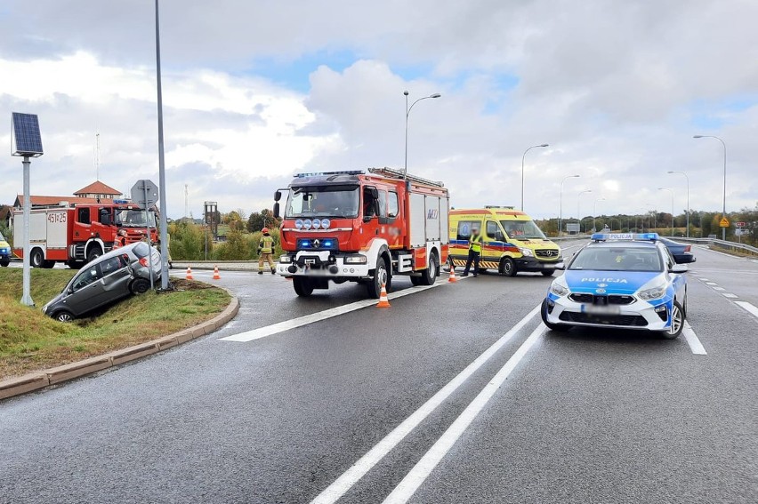 Wypadek na DK 65. Kobieta otrzymała mandat karny w wysokości 1020 złotych