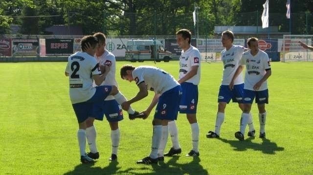 Na stadionie w Kluczborku zawsze Pogoni grało się cężko